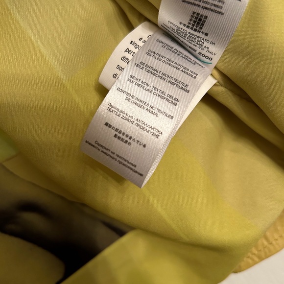 New Yellow Leather Jacket Women’s Size 6 - Picture 11 of 15